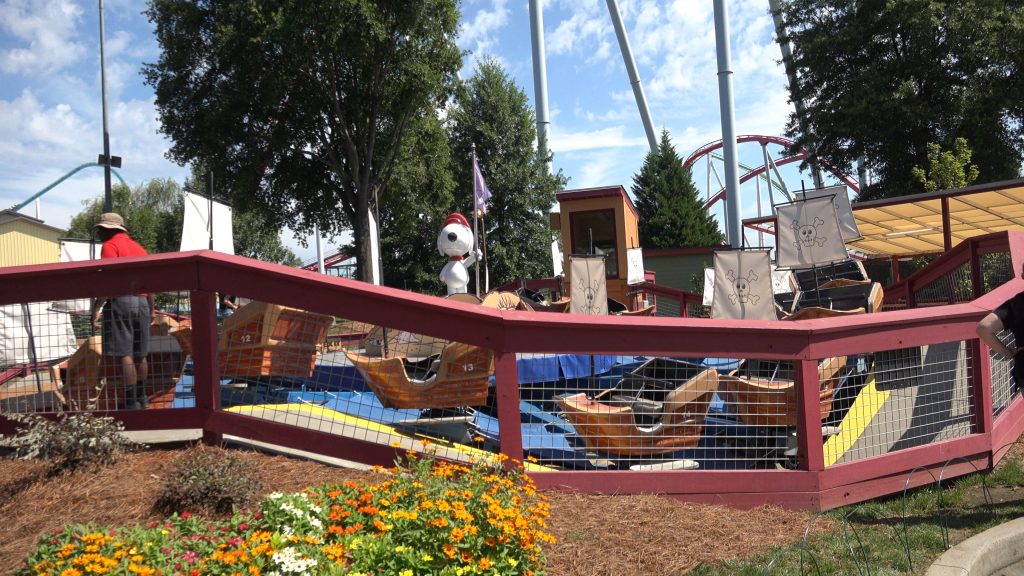 Peanuts Pirates as seen at Carowinds