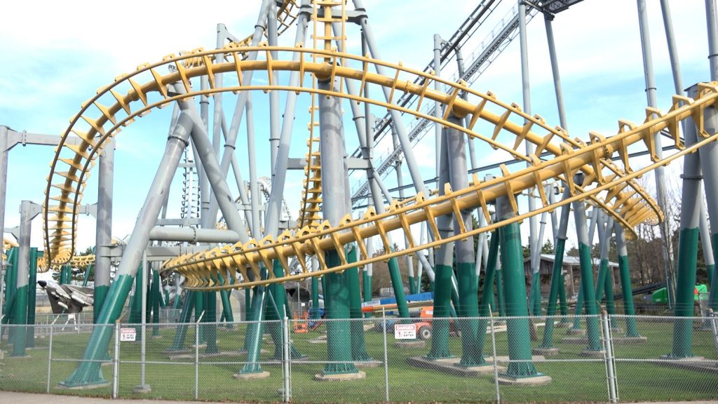 The DareDeviler in the midst of its repainting.