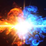 AlpenFury's fire and ice collision graphic.