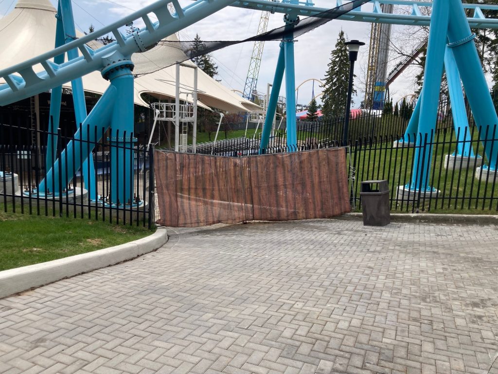 International Showplace fencing.