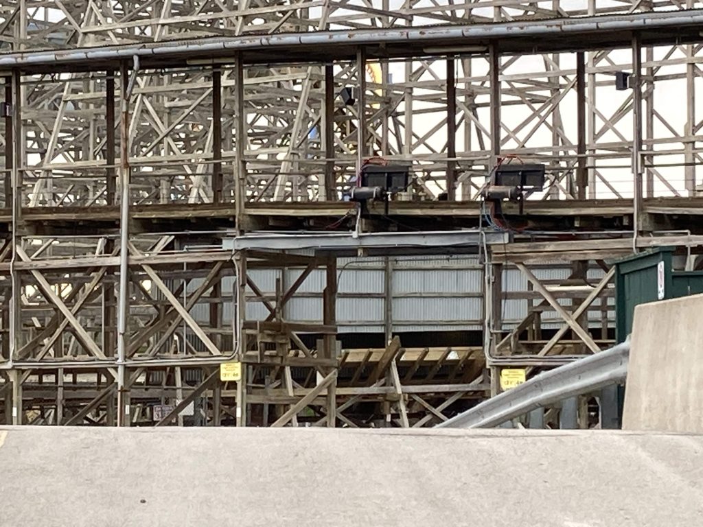 Minebuster's new track, seen from a distance.