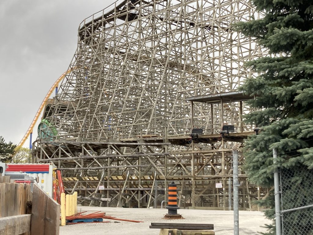 Minebuster's new track, seen from a distance.