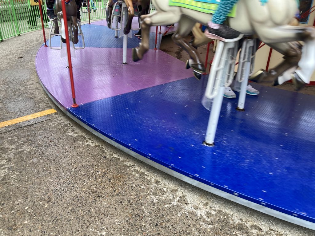 Character Carrousel's new floor.