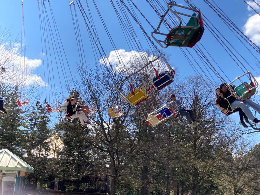 Swing of the Century, including the new double-seat baskets.