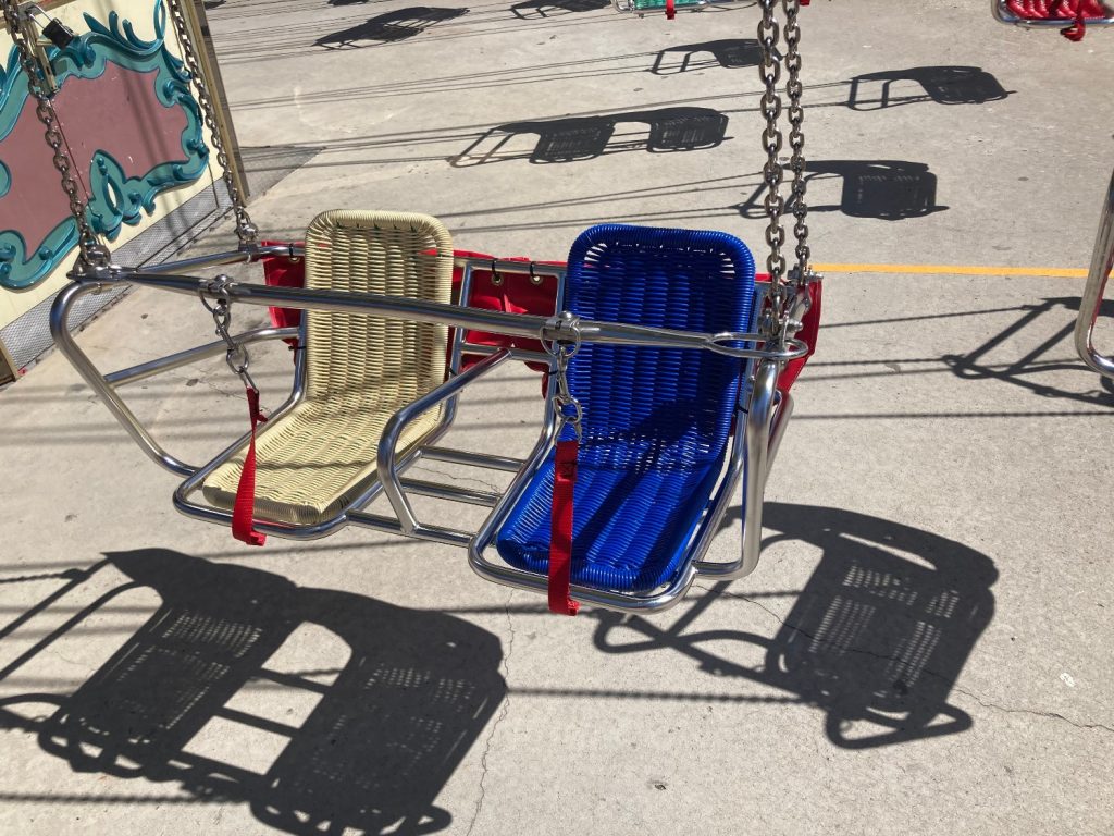 Double-wide baskets on Swing of the Century.