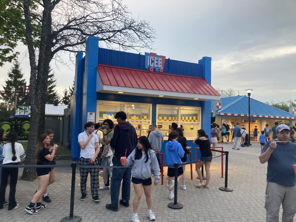 Action Zone ICEE stand.