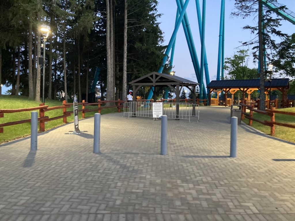 Entry gazebo.