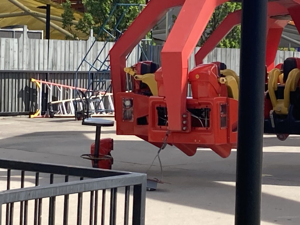 Sledge Hammer undergoing maintenance.