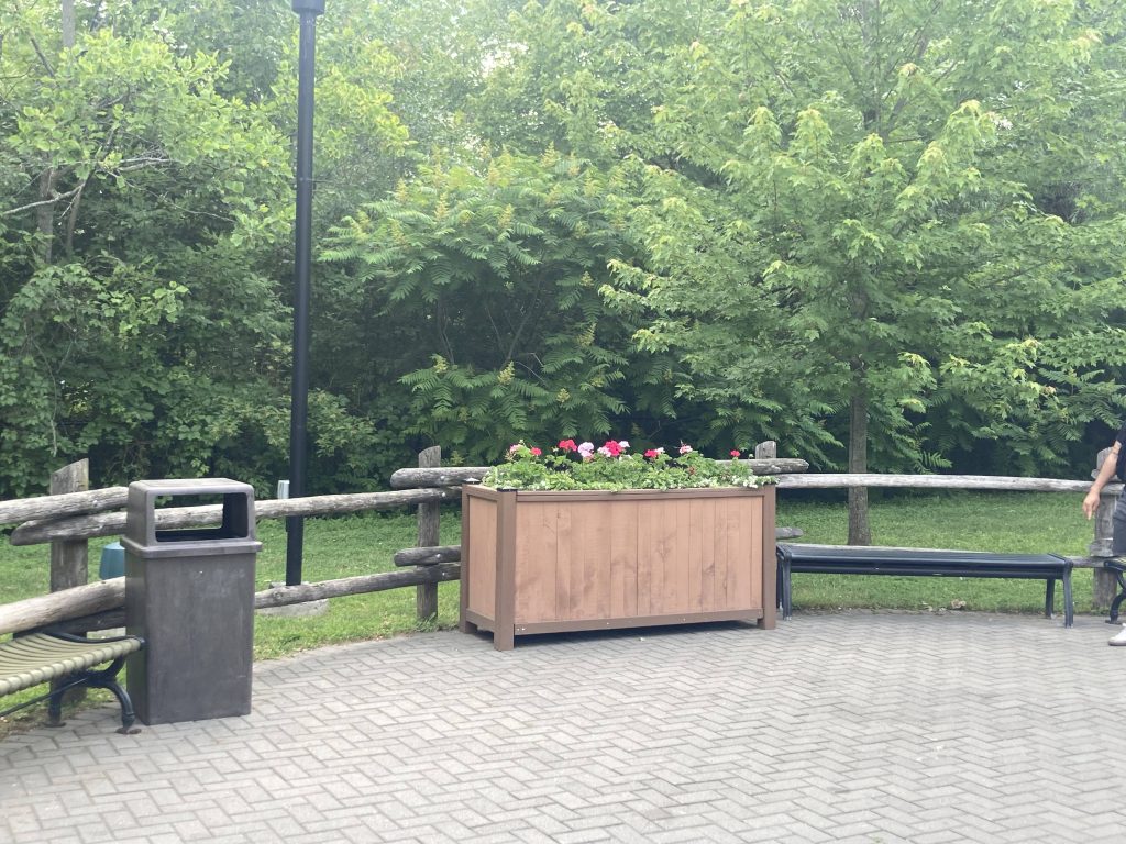 Planter box.