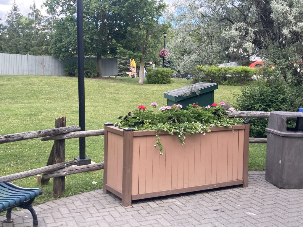 Planter box.