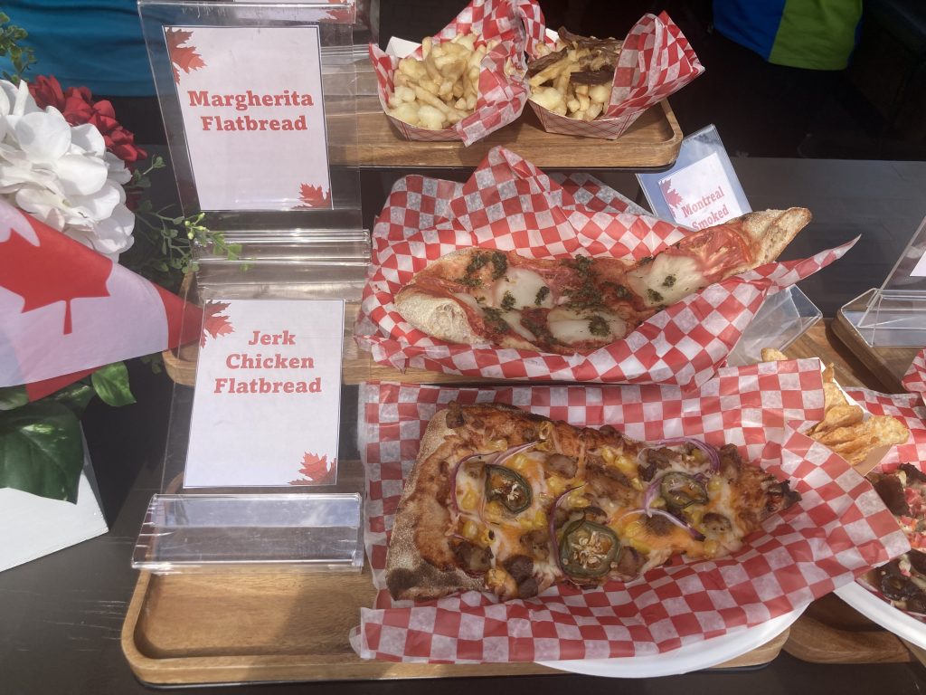 Celebration Canada food samples