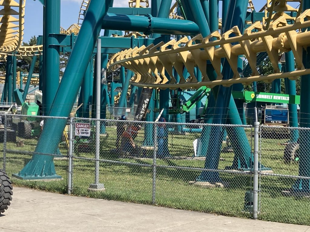 Modified support column on The DareDeviler.