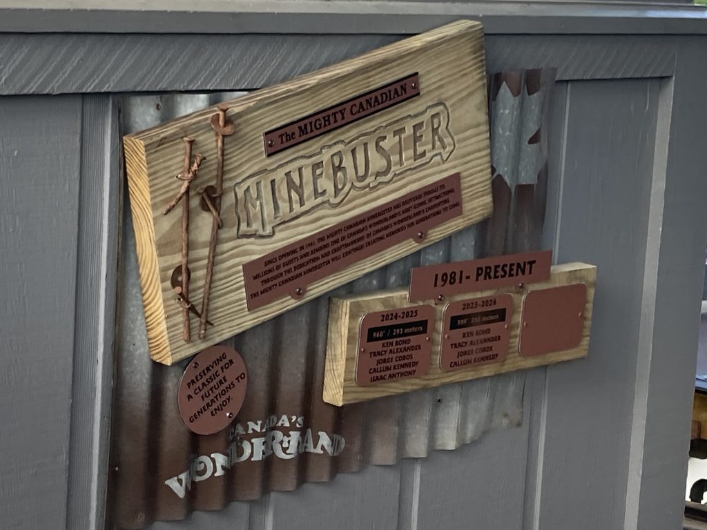 Minebuster's restoration sign.
