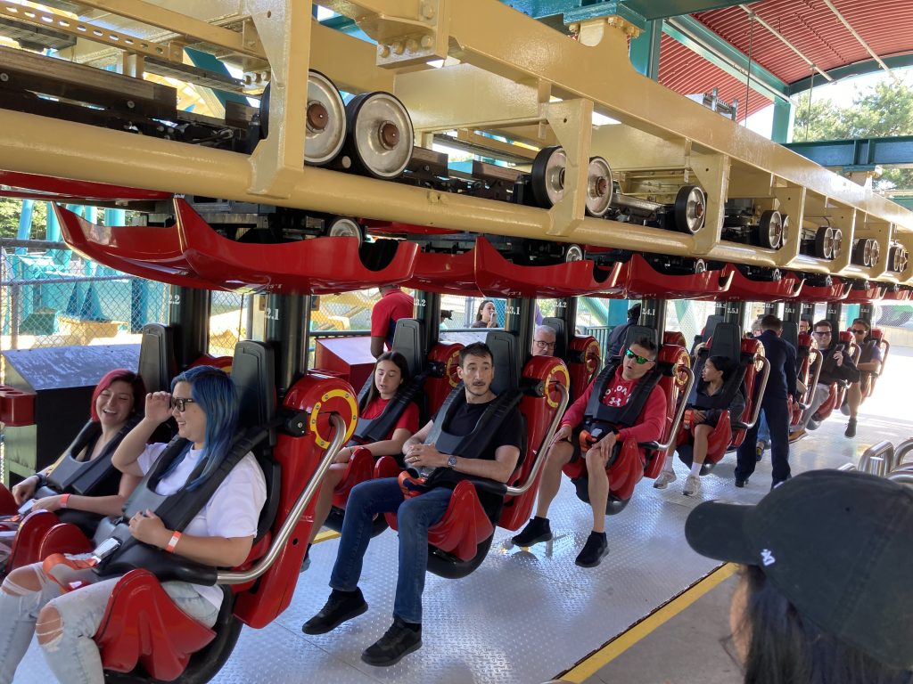 The DareDeviler's train on its opening day.