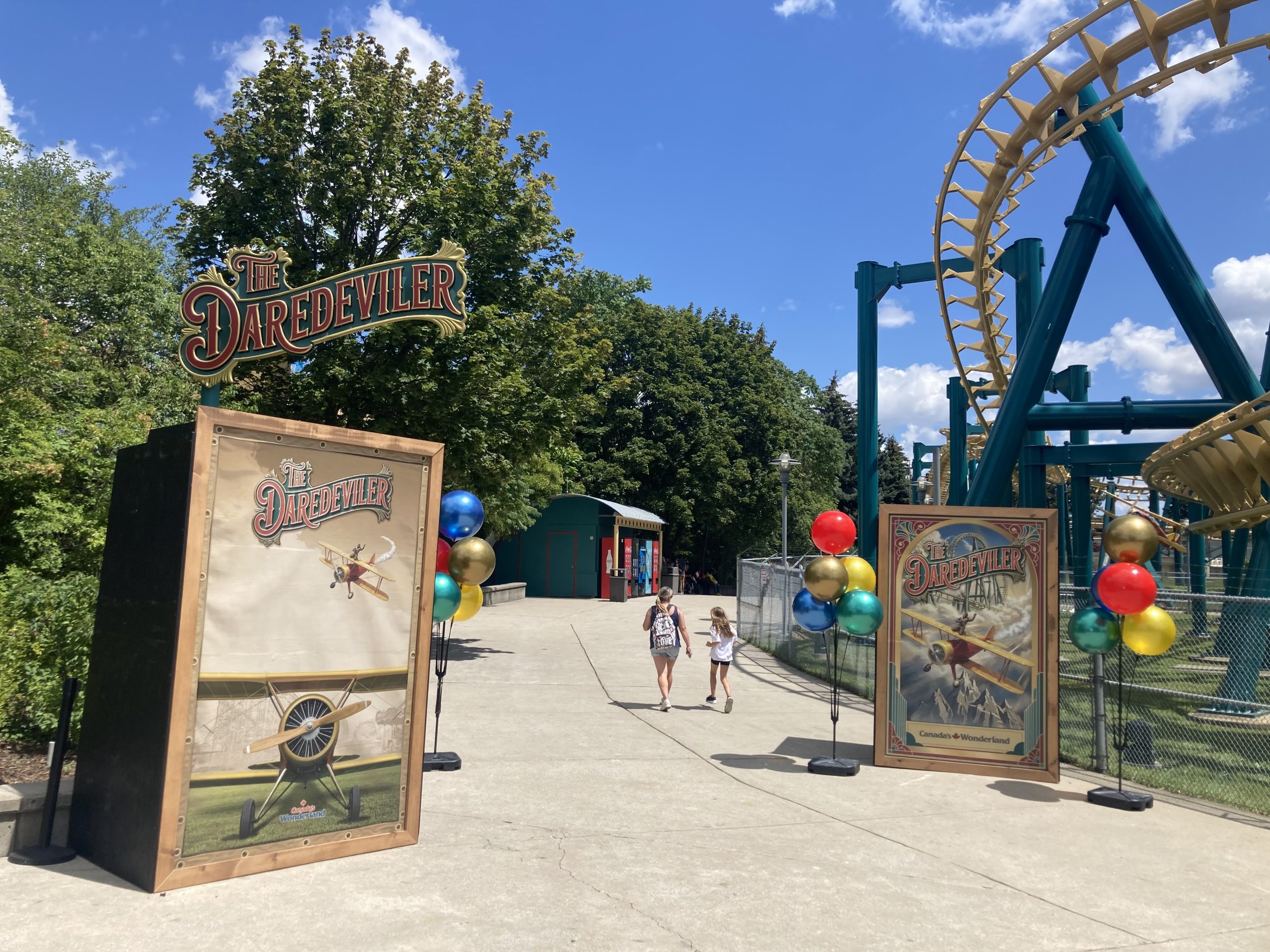 The DareDeviler's entrance on its opening day.