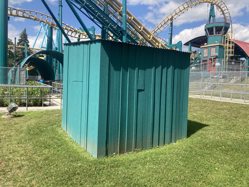 Shed where the radar dish used to be.