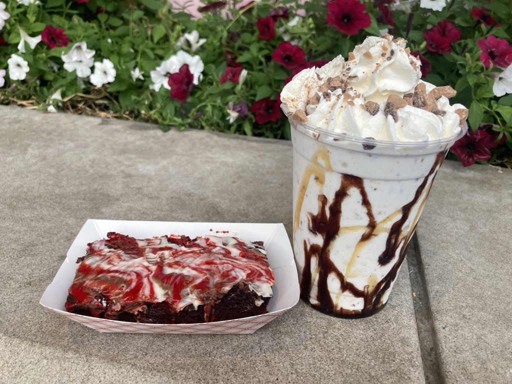 Ultimate Brownie and Ultimate Skor Milkshake.