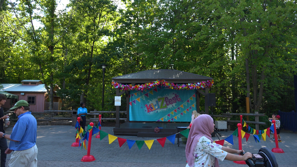 KidZfest stage, just outside of KidZville.