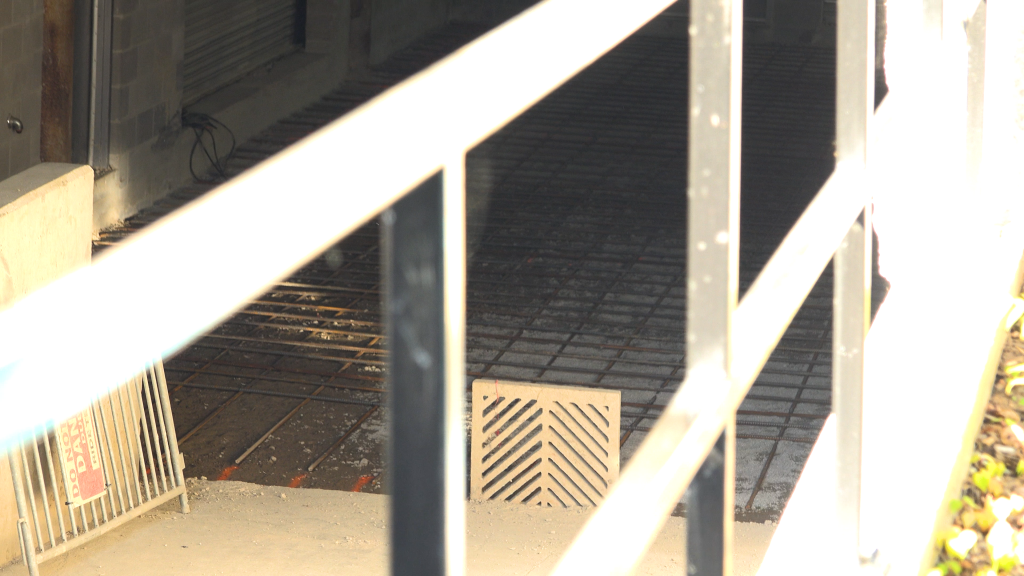 Rebar on the ground within Wonder Mountain.