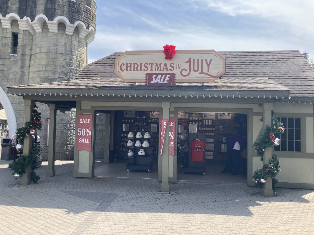 Christmas in July Sale.