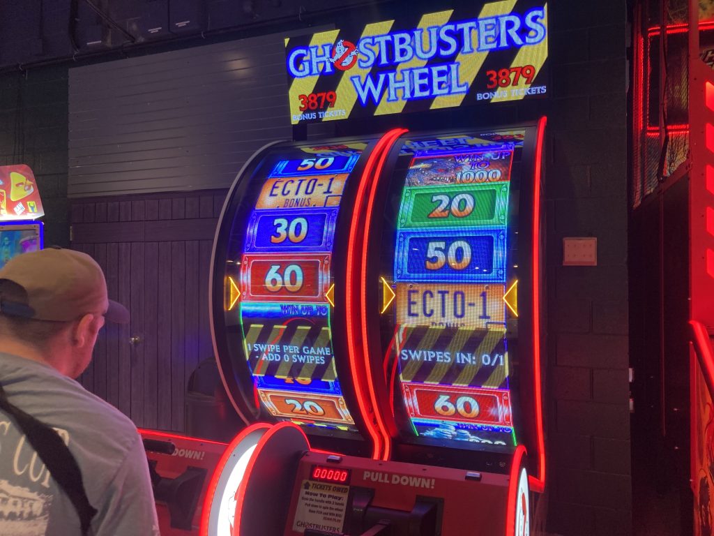 Ghostbusters Wheel game.
