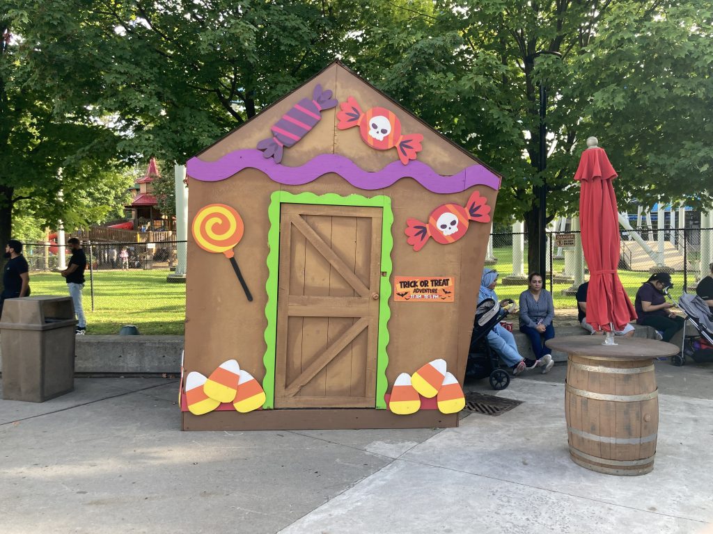 Trick or Treat Adventure house in Zoom Zone.