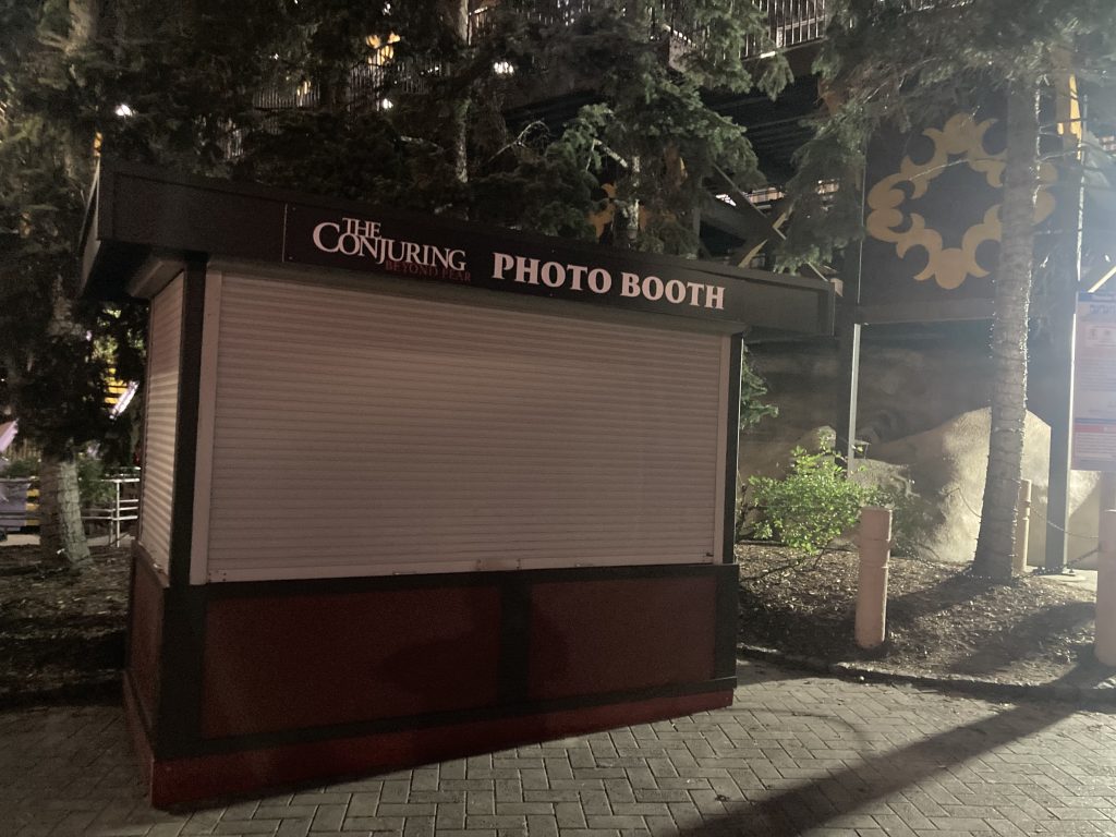 The Conjuring photo booth.