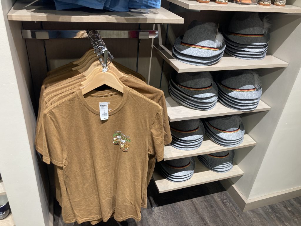 Oktoberfest hat and shirt.